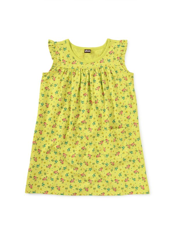 Mighty Mini Dress-Tropical Floral Ditsy