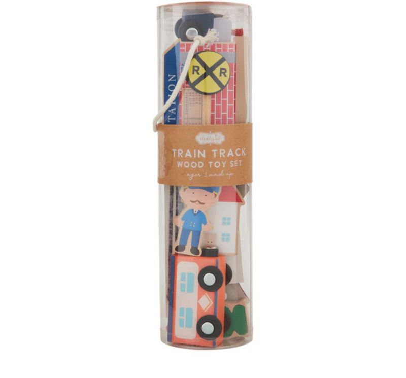 Train Track Wood Toy Set