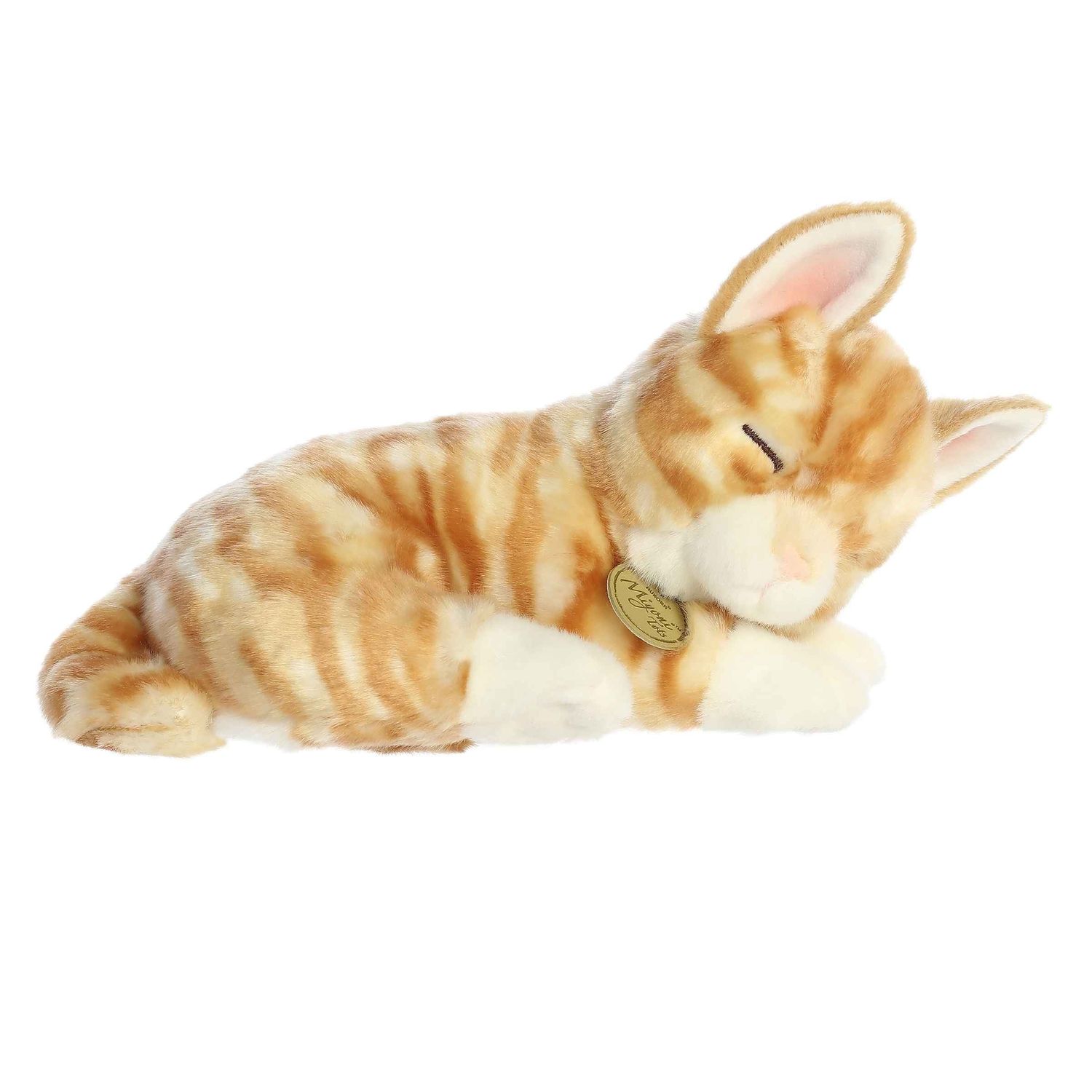 Sleepy Orange Tabby Kitten- 10&quot;