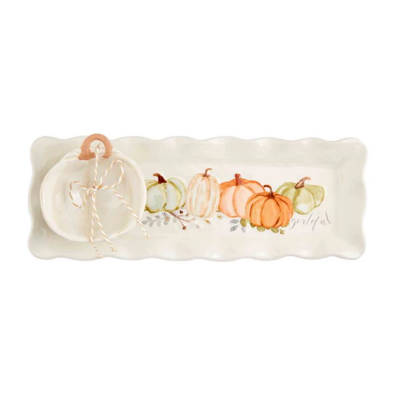 Gather Tray and Dip Bowl