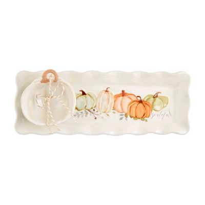 Gather Tray and Dip Bowl