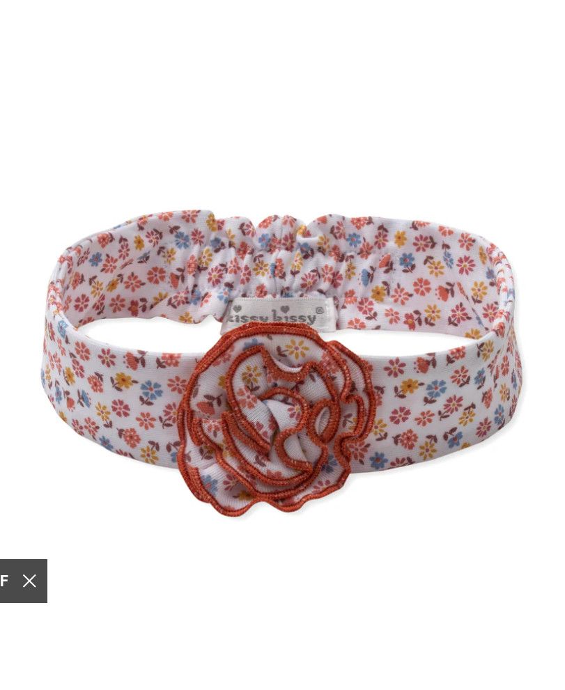 Patchwork Pumpkin Floral Headband