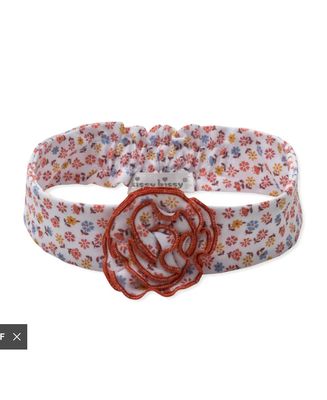 Patchwork Pumpkin Floral Headband