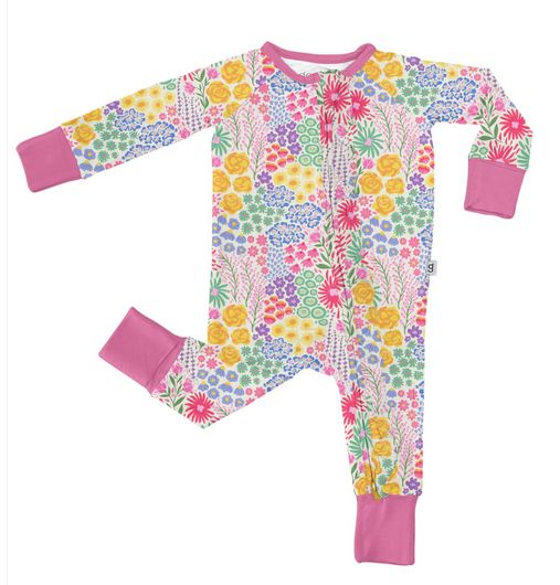 Flower Fields Zip Up PJ