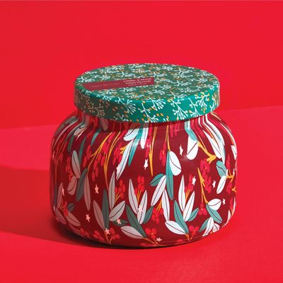 Tinsel &amp; Spice Holiday Pattern Play Petite Candle