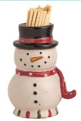 Snowman Farm Toothpick Holders