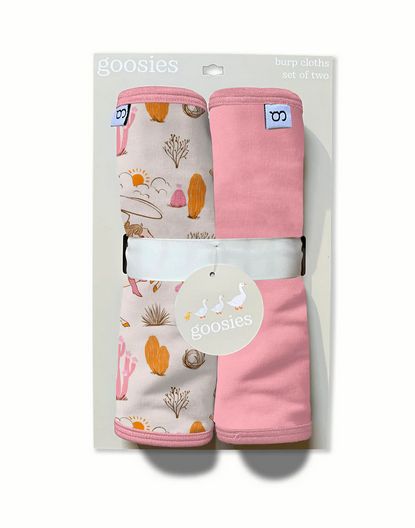 Saddle Up Cowgirl Burp Cloth Set