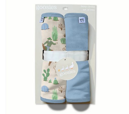 Saddle Up Cowboy Burp Cloth Set