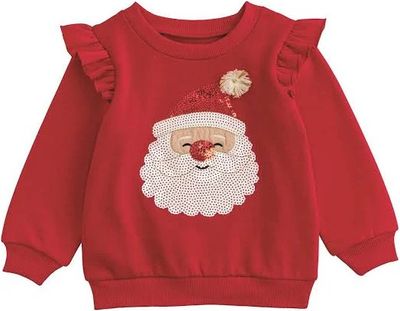 Sequin Santa Sweatshirt