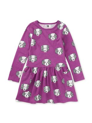 Long Sleeve Pocket Dress-Maltipoo