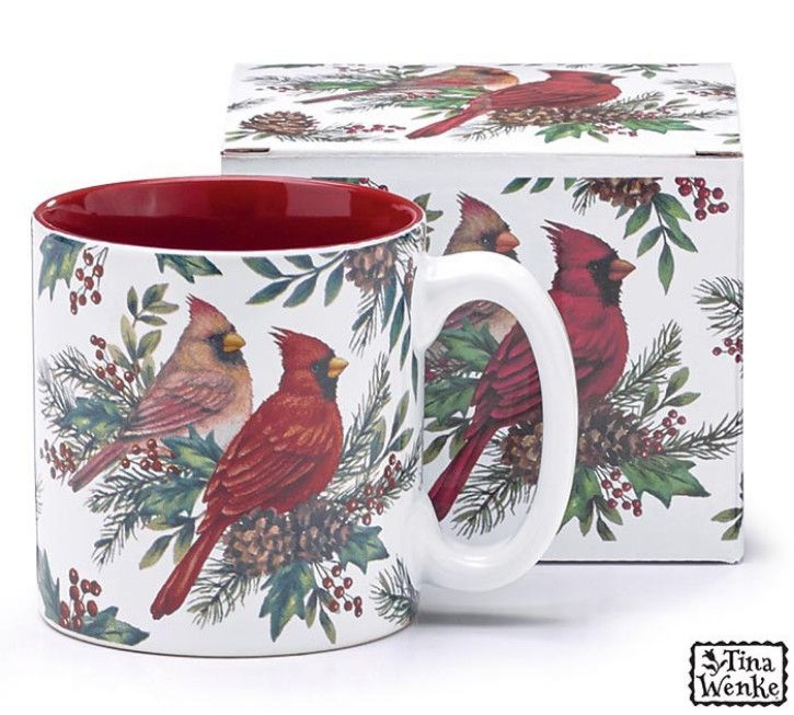 Holiday Cardinals Mug 13oz