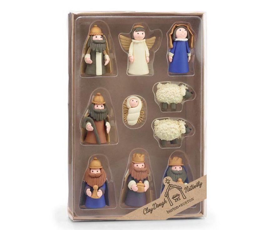 10 pc. Clay Dough Nativity