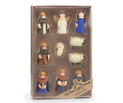 10 pc. Clay Dough Nativity