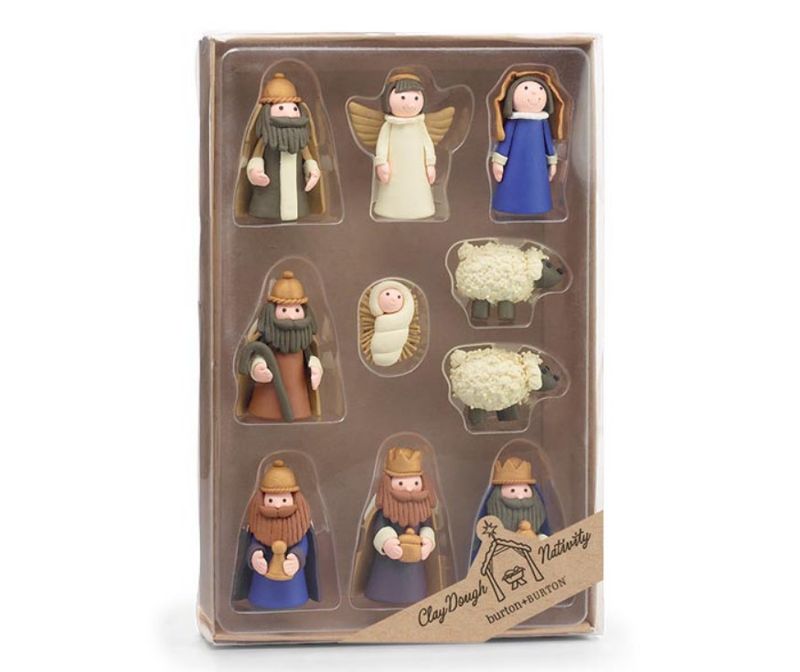 10 pc. Clay Dough Nativity