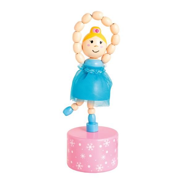 Nutcracker Collapsing Toy, Size: Blue Ballerina