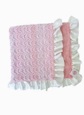 Coraluxe Marble Luxe Cuddle Blanket-Pink