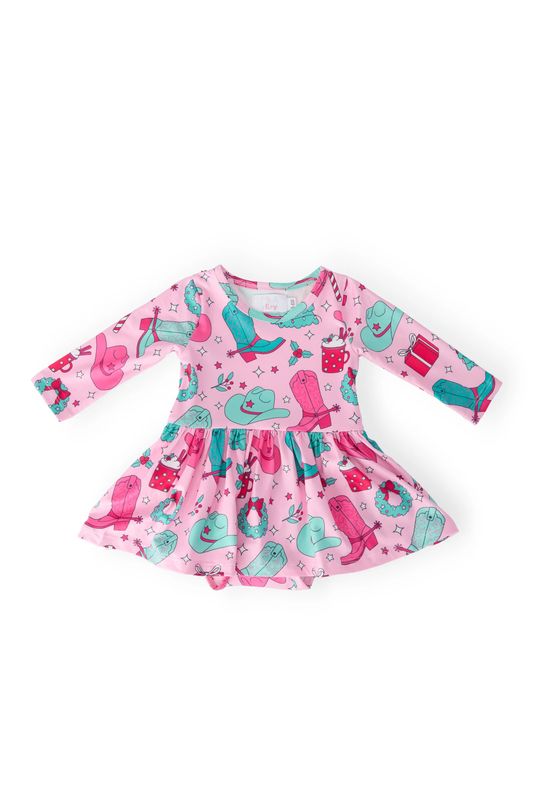 Christmas Cowgirl Twirl Bodysuit