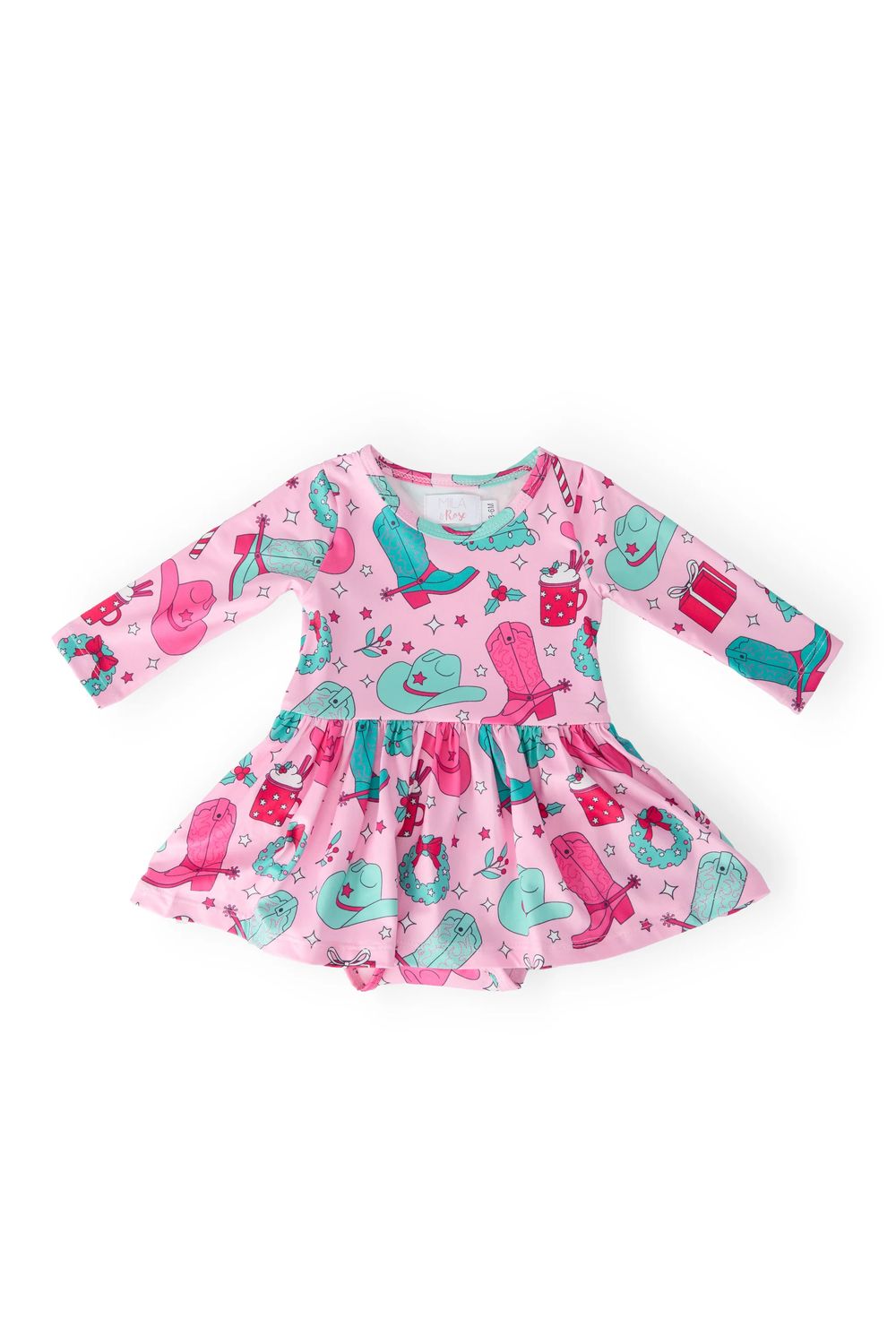 Christmas Cowgirl Twirl Bodysuit