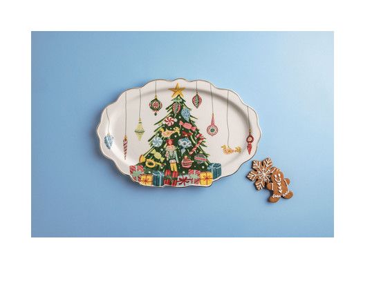 Christmas Tree Ornament Platter
