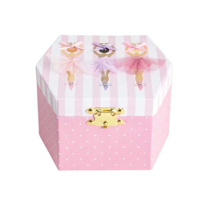 Three Ballerinas Jewelry Box