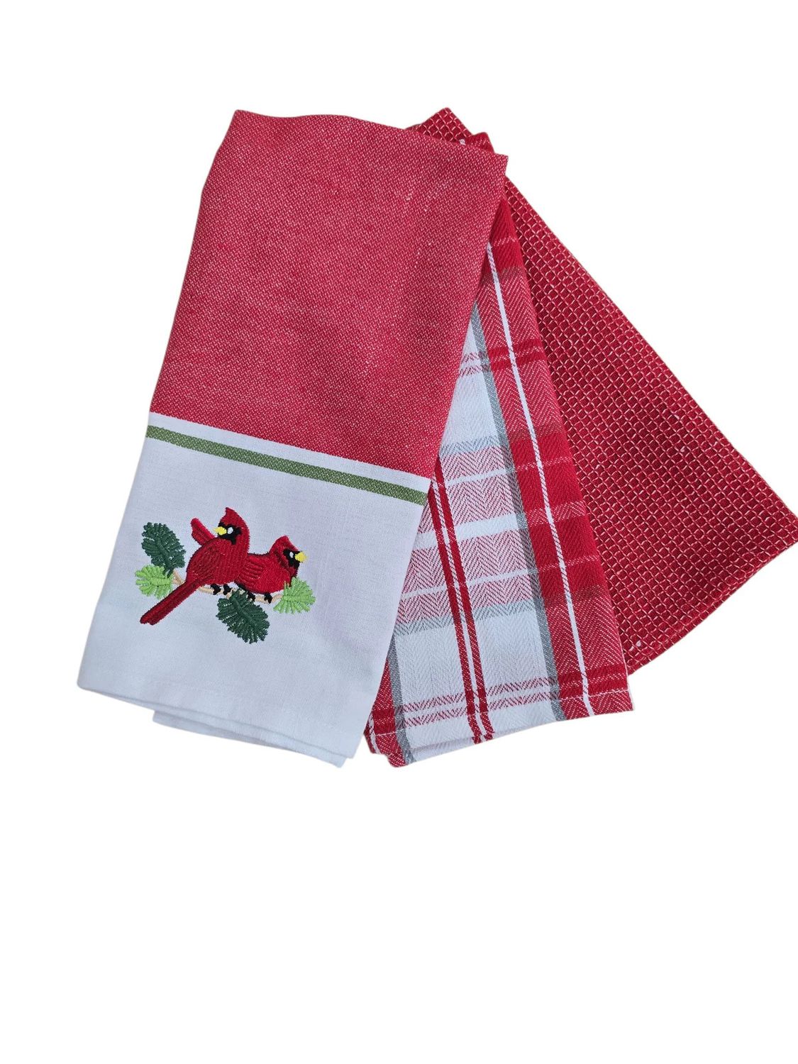 Cardinal Tea Towel Set of 3