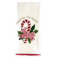 Candy Cane Tea Towel