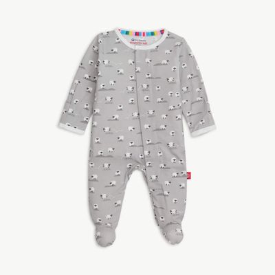 Baa Baa Baby Gray Modal Footie
