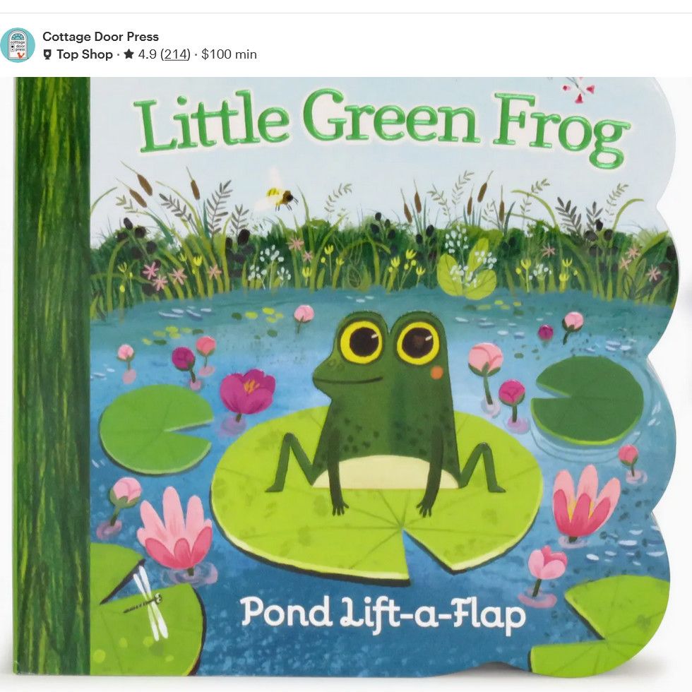 Little Green Frog Lift-A-Flap Board Book