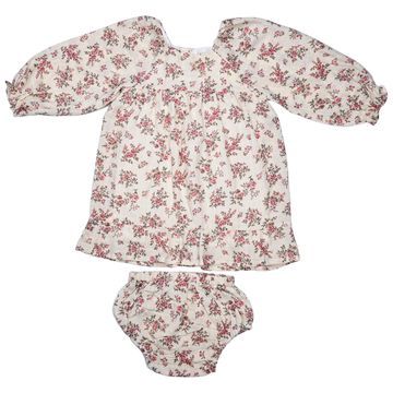 Caroline Dress Rose Floral