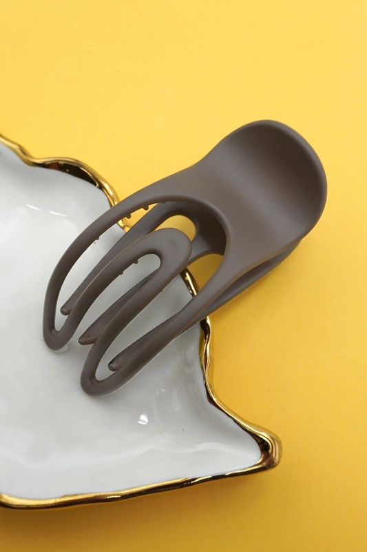 Oval Lay Down Flat Hair Claw Clips Small