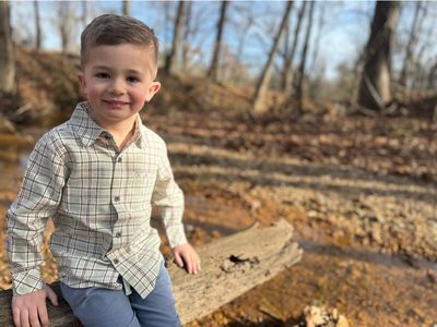 Atwood Woven Shirt-Green Plaid w/ Navy Stripe