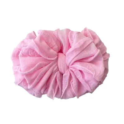 Ruffled Headband Bubblegum