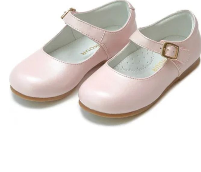 A-95 Rebecca Dressy Flat - Pearlized Pink