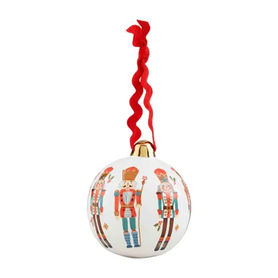 A-95 Nutcracker Ceramic Ornament