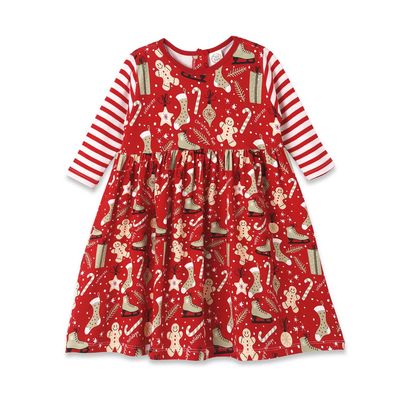Christmas Joy Long Sleeve Dress