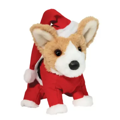 Corgi Mini Soft w/Santa Suit