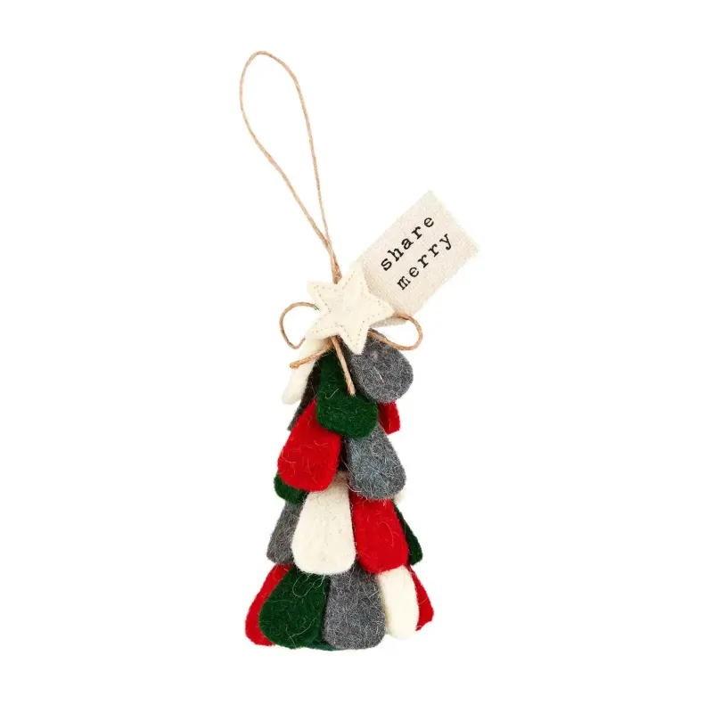 A-95 Felt Christmas Tree Ornament