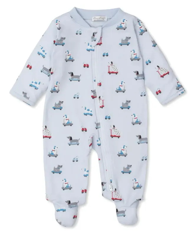 Skateboarding Pups Footie