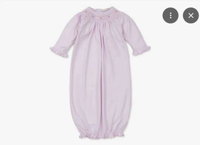 Pink Sack w/ Hand Smocking