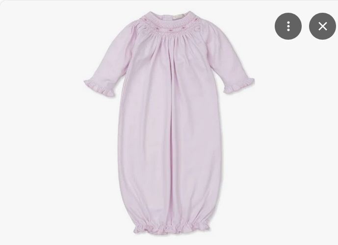 Pink Sack w/ Hand Smocking