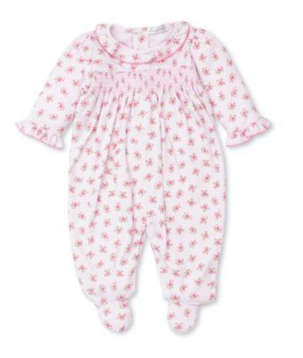 Belle Rose Footie Pink