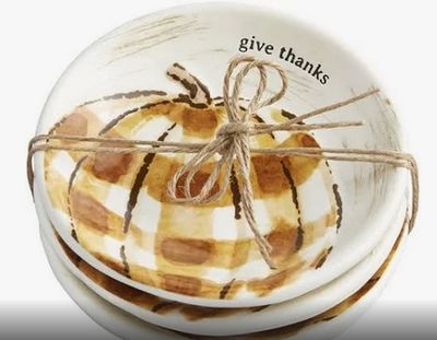 Pumpkin Dipping Dish - Give Thanks