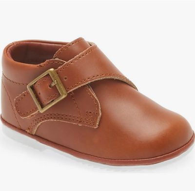 A-95 Finch Velcro Bootie - Cognac