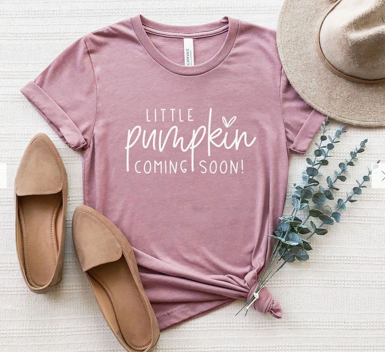 Little Pumpkin Coming Soon T Shirt