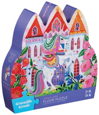 36-pc Shaped Box Puzzle - Unicorn Castle