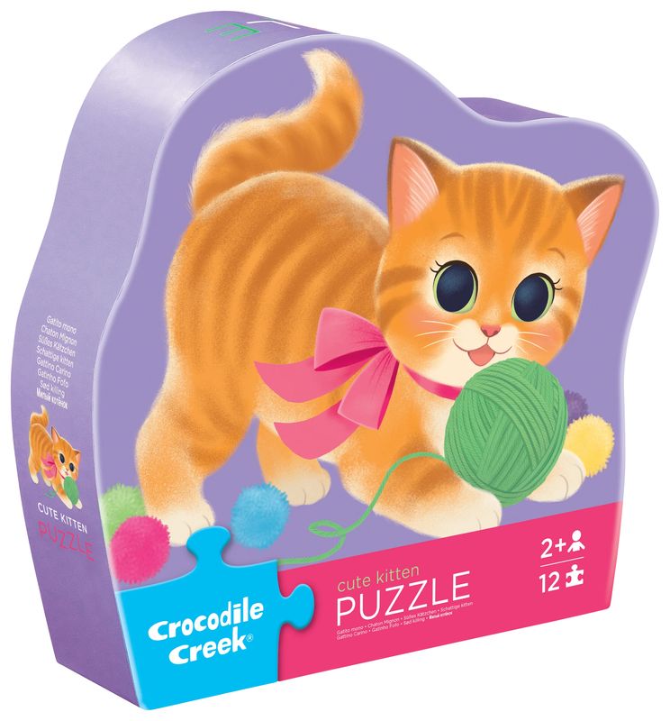 12-pc Mini Puzzle - Cute Kitten