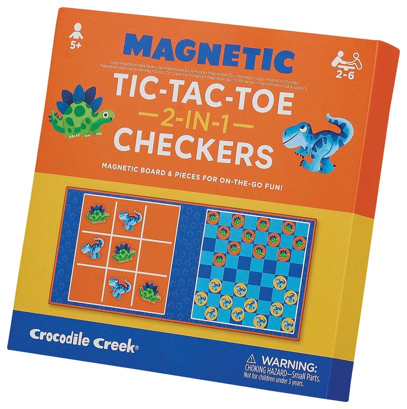 Magnetic Games - TicTacToe/Checkers Dino