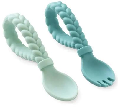 Sweetie Spoon + Fork Set ~ Mint