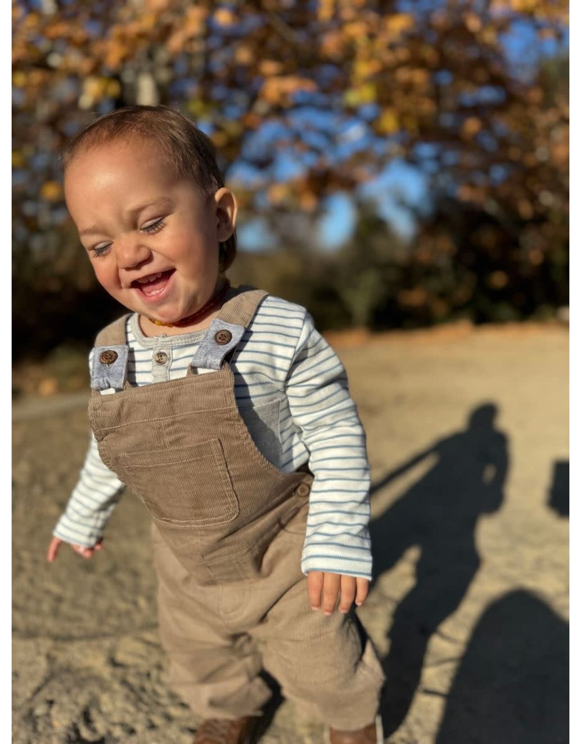 A95 Harrison Cord Overalls Dark Tan