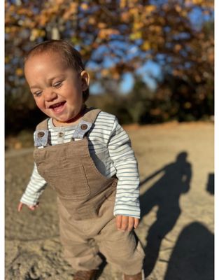A95 Harrison Cord Overalls Dark Tan